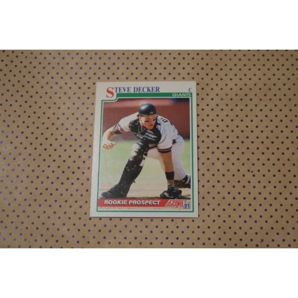 Steve Decker #710 Baseball Card (1991)